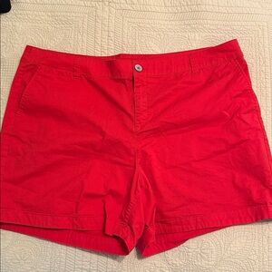 Size 20 Lane Bryant Vibrant Red Women's Shorts